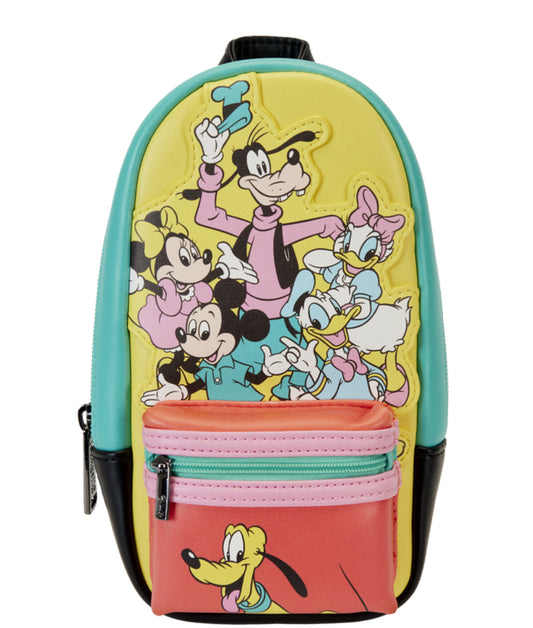 Disney100 Mickey & Friends Classic Stationery Mini Backpack Pencil Case