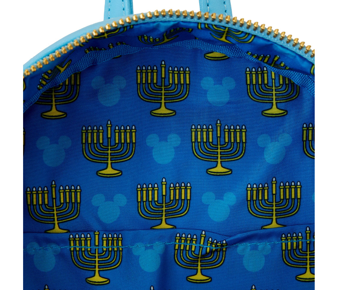 Mickey Mouse Hanukkah Sequin Glow Mini Backpack